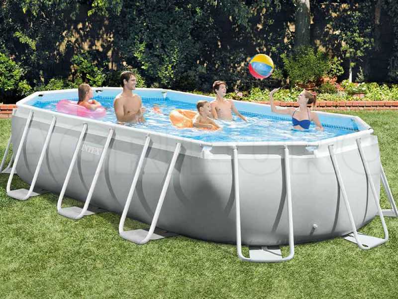 Oval inflatable pool best sale