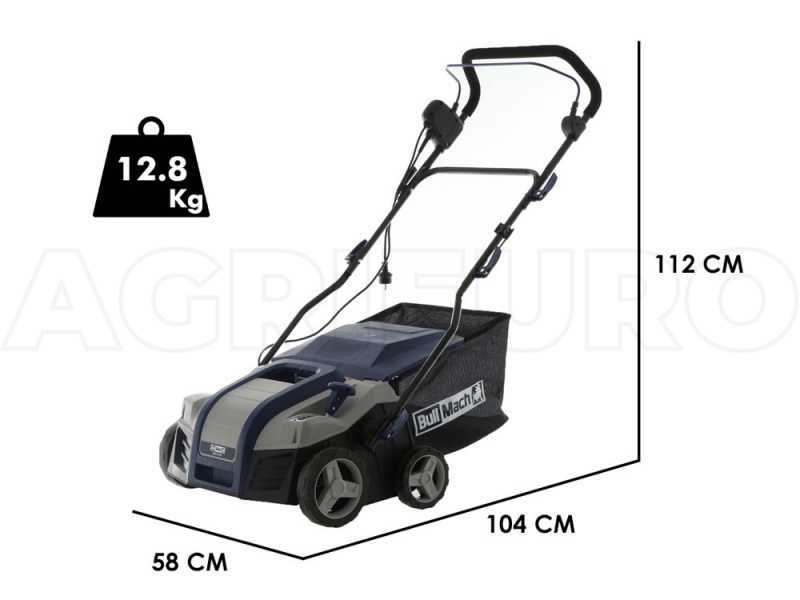 BullMach RASTER 20-40 - Electric Lawn Scarifier - Spring-mounted rotor