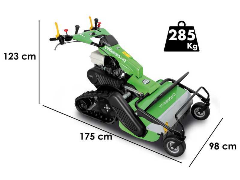 Lampacrescia MGM TTR886HD - Hammer rough Cut Mower - Honda GX390 High Slopes