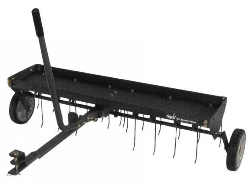 MGF DT42 - Trailed spring-loaded scarifier for lawn tractors - 107 cm