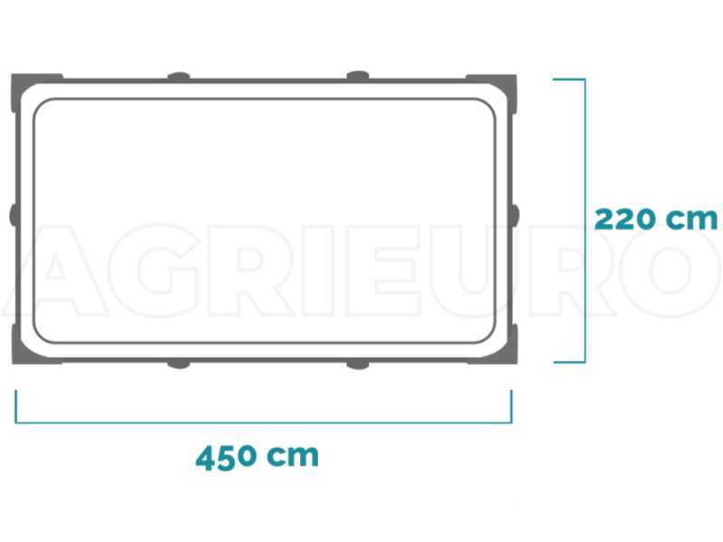 Intex Rectangular Frame 28274NP - 450x220x84 cm - Pool + Filter Pump
