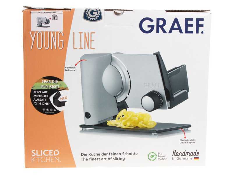 GRAEF SKS 110 TWIN GREY - Meat Slicer with 170 mm blade
