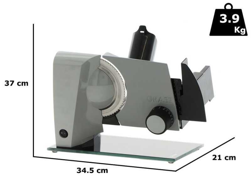 GRAEF SKS 110 TWIN GREY - Meat Slicer with 170 mm blade