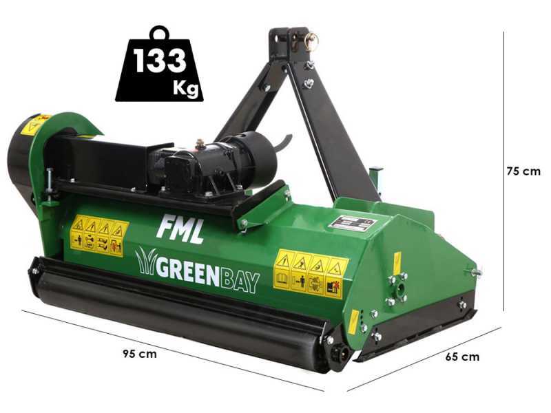 Greenbay FML 85 l- Tractor-mounted flail mower - Light series