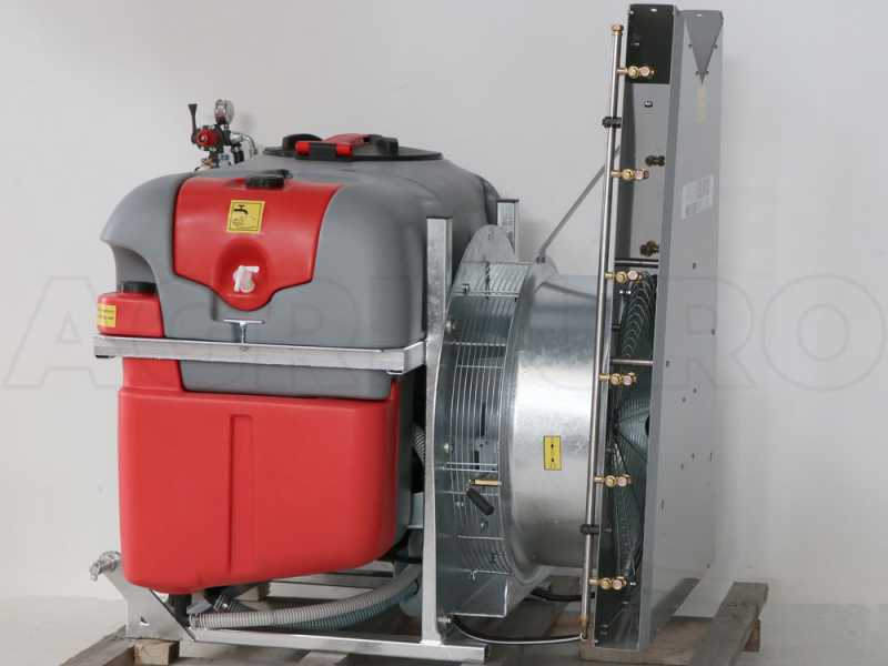 Gray Tower Reverse 600/70 - Tractor-Mounted Mist Blower for Spraying - Capacity 600 L - Pump AR713