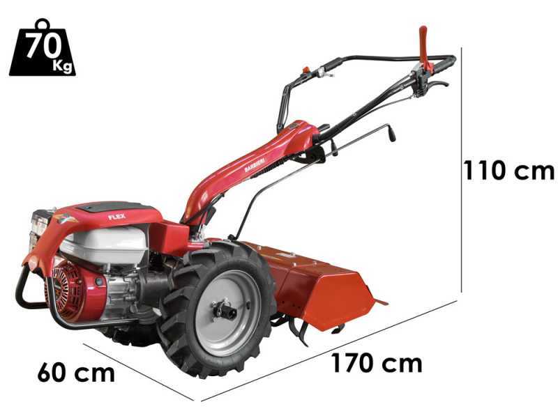 Barbieri Flex 2+2 - Petrol Two-wheel Tractor - Honda GX200 - 5.8HP