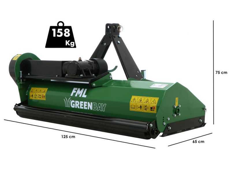 Greenbay FML 115 - Tractor-mounted flail mower - Light series