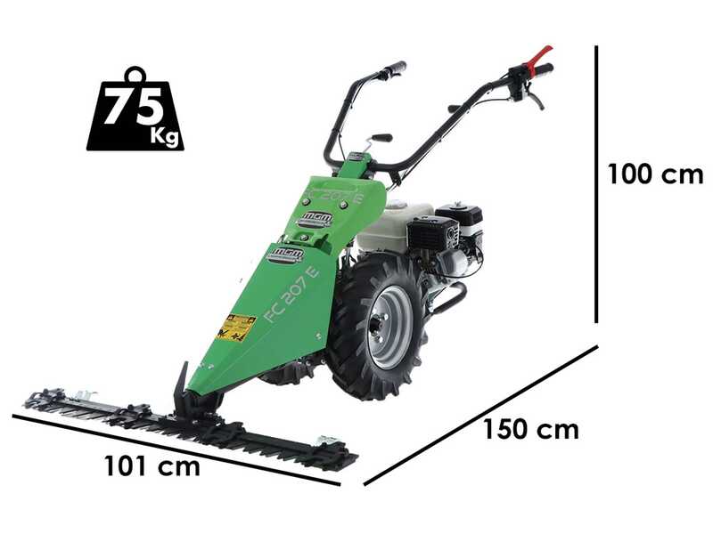 MGM FC 207 E - Multifunctional motor mower - Honda GX160