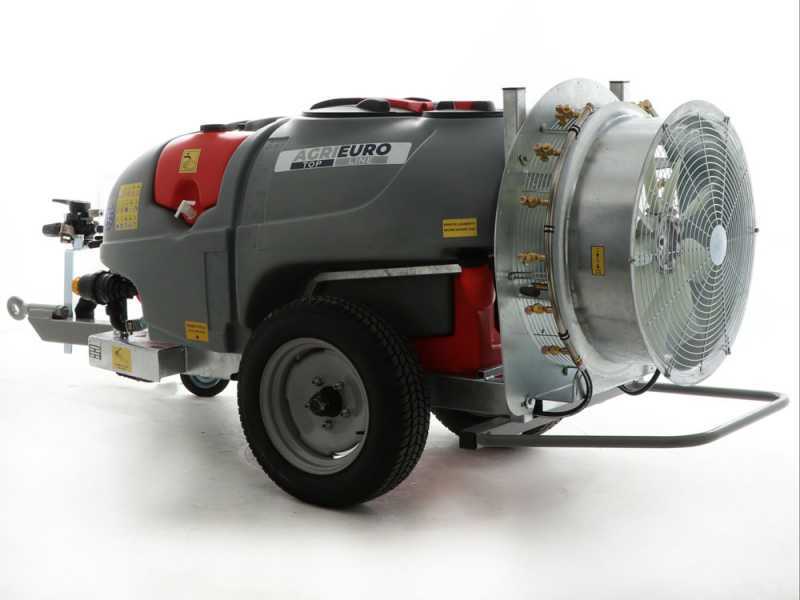 Spraying blower clearance