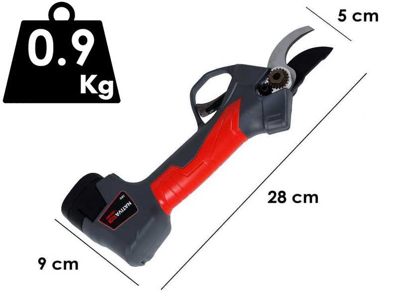 Ausonia Nativa Small Electric Pruning Shears + 180 Turbo hand Pruning Saw