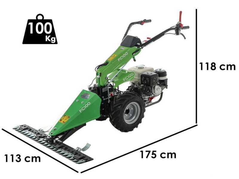 Lampacrescia MGM FC 100 - Multifunctional motor mower - Honda GX270