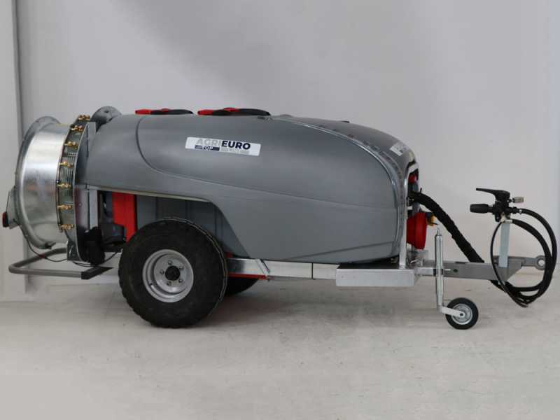 Gray T Car 1000/80 - 1000L Capacity - Trailed Tractor-Mounted Mist Blower for Spraying - AR1064 pump