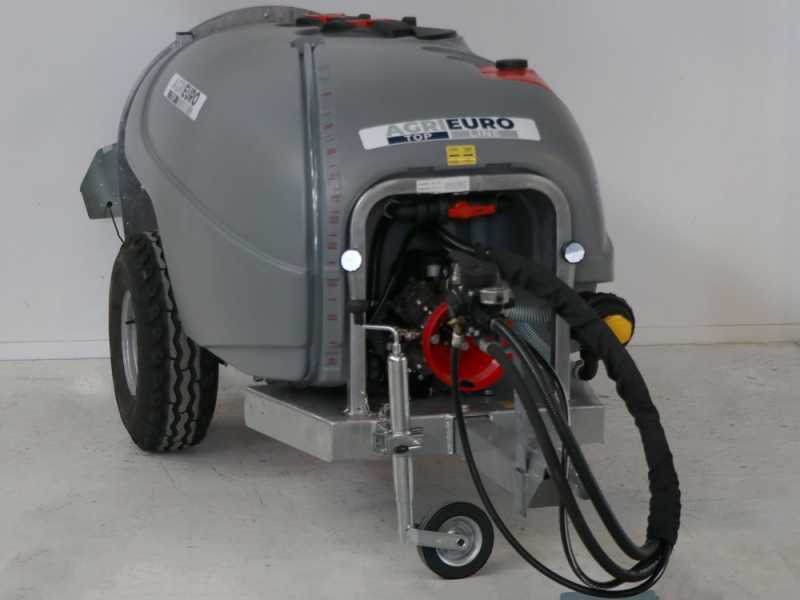 Gray T Car 1000/80 - 1000L Capacity - Trailed Tractor-Mounted Mist Blower for Spraying - AR1064 pump