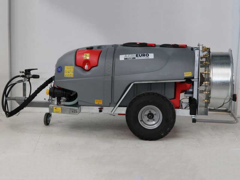 Gray T Car 1000/80 - 1000L Capacity - Trailed Tractor-Mounted Mist Blower for Spraying - AR1064 pump