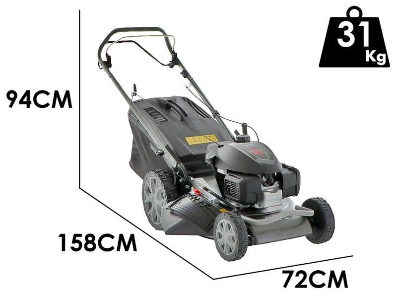 Marina Systems HR 46 SH 4-in-1 self-propelled lawn mower - Honda GCVx 170 engine
