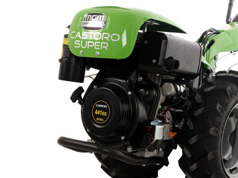 Lampacrescia MGM Castoro Super - Diesel Two-wheel Tractor - Loncin D404F - 11HP