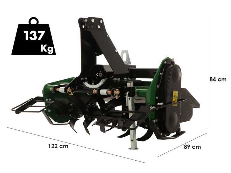 GreenBay TL 105 - Light Series Tractor Rotary Tiller - Fixed Hitch