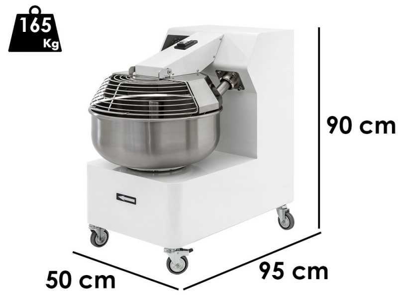 AgriEuro Top-Line IMF25 - Heavy-Duty Fork Dough Mixer - Single-Phase