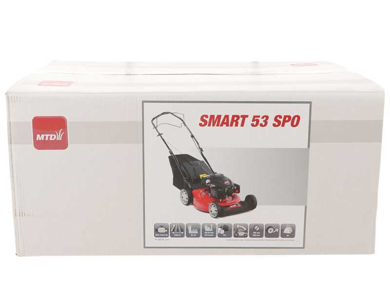 MTD Smart 53 SPO Self-Propelled Lawn Mower - 4-in-1 - ThorX 55 OHV Engine