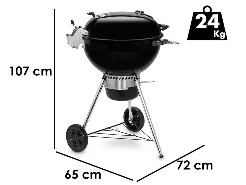 Weber Master Touch Premium SE E-5775 BLK Charcoal Barbecue  - 57 cm Grid Diameter