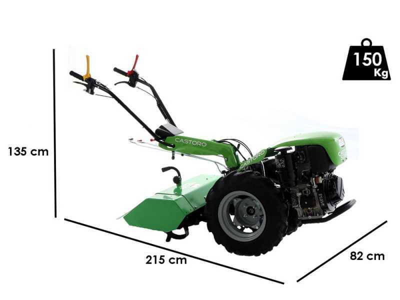Lampacrescia MGM Castoro Super - Diesel Two-wheel Tractor - Kohler Lombardini 441cc