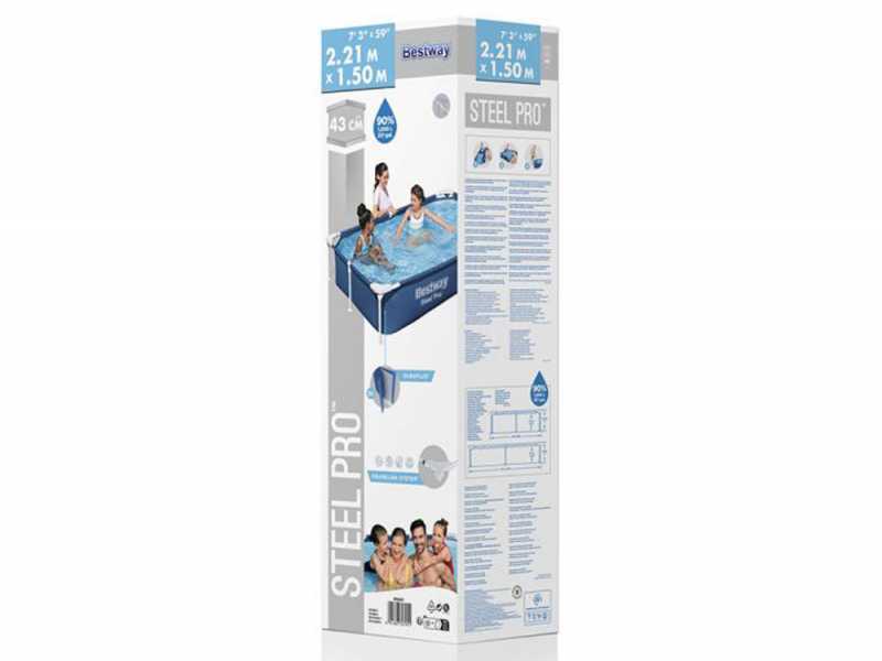 Bestway Steel Pro 56401 - 221x150x43 cm - Above-ground pool