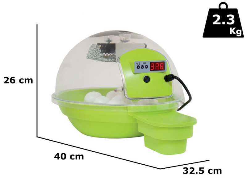 FIEM Smart Digital 24 Green - Automatic egg incubator