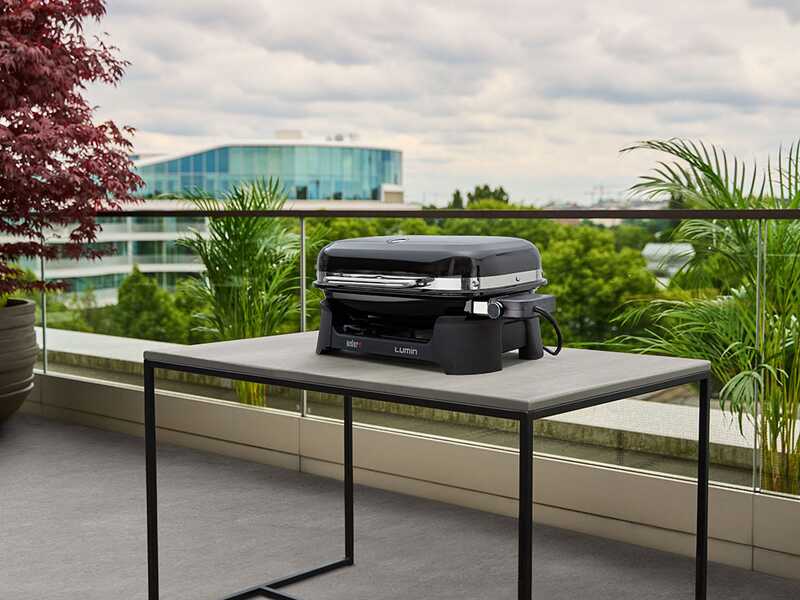 Barbecue Elettrico Weber Lumin Black - 2200W, Griglia 49x33 Cm, Moderno - Foto 6