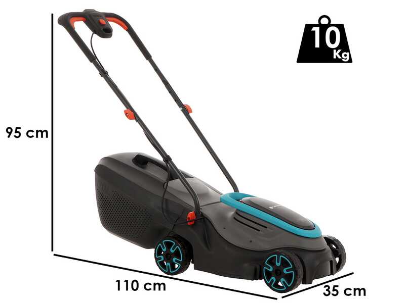 Gardena PowerMax 32/18V P4A Electric Battery-Powered Lawn Mower - 18V/4ah - 32 cm