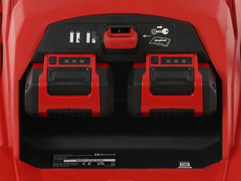 Einhell RASARRO 36/40 Battery-Powered Lawn Mower - Two 18V-4ah Batteries