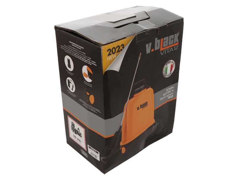 Volpi V-BLACK VITA 12 - Electric Backpack Sprayer Pump