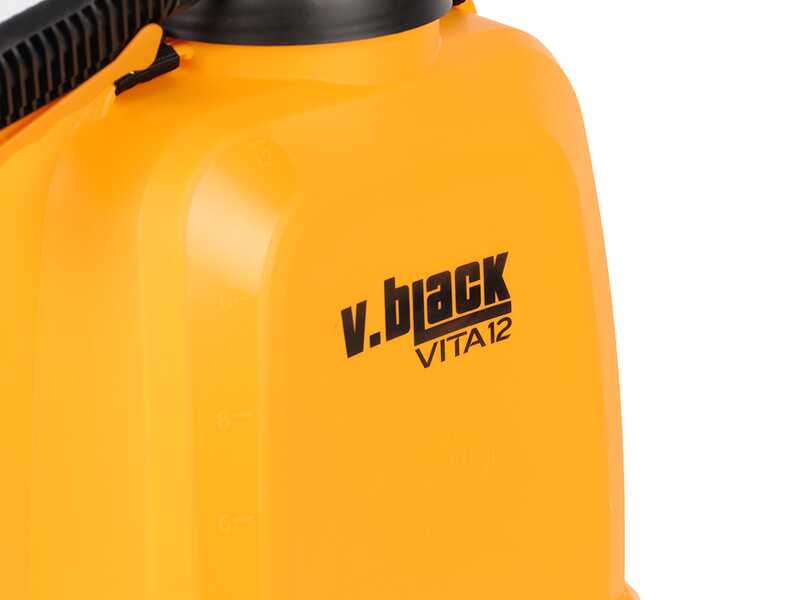 Volpi V-BLACK VITA 12 - Electric Backpack Sprayer Pump