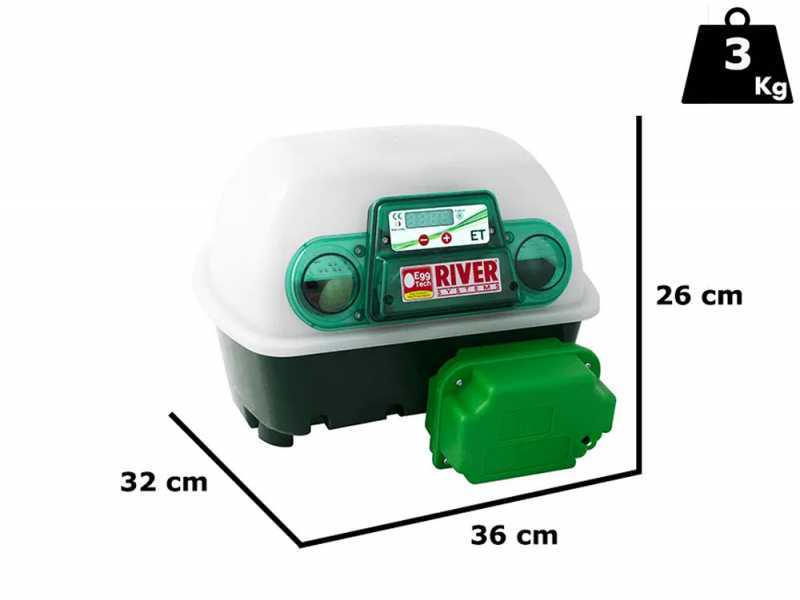 River Systems ET 12 - Automatic egg incubator - 12 eggs
