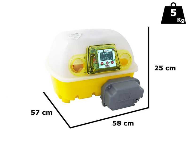 River Systems ET 12 SUPER BIOMASTER - Automatic egg incubator - 12 eggs
