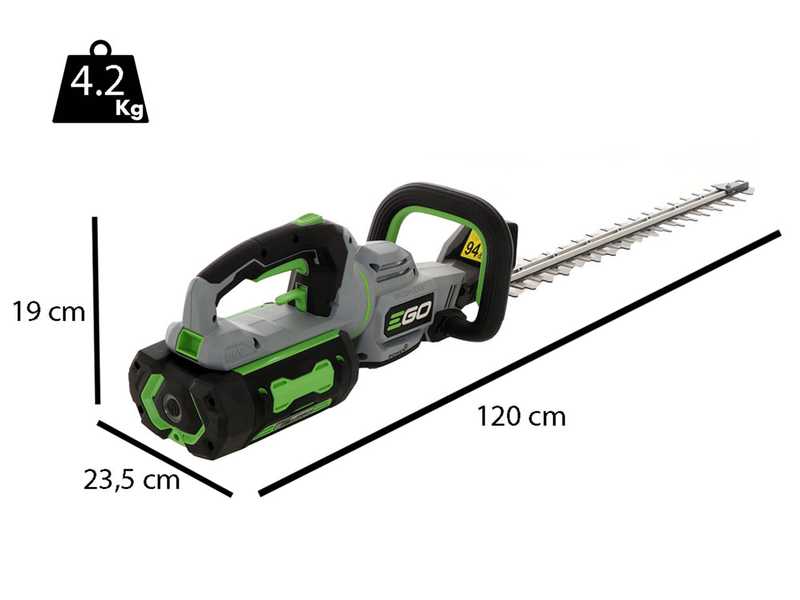 EGO HT2600E - Brushless Battery-powered Hedge Trimmer - 56V 2.5Ah