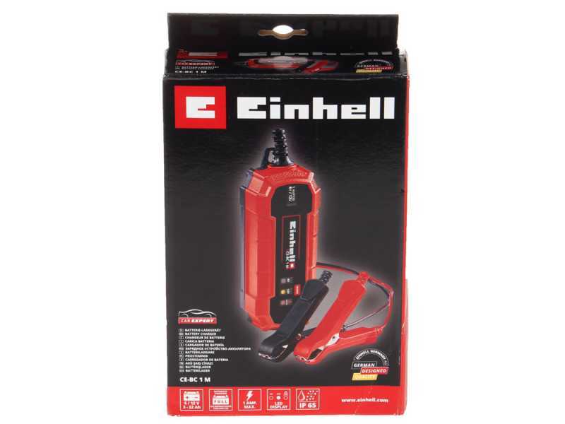 Einhell CE-BC 1 M - 6/12V - Battery charger and battery maintainer - max 32 Ah