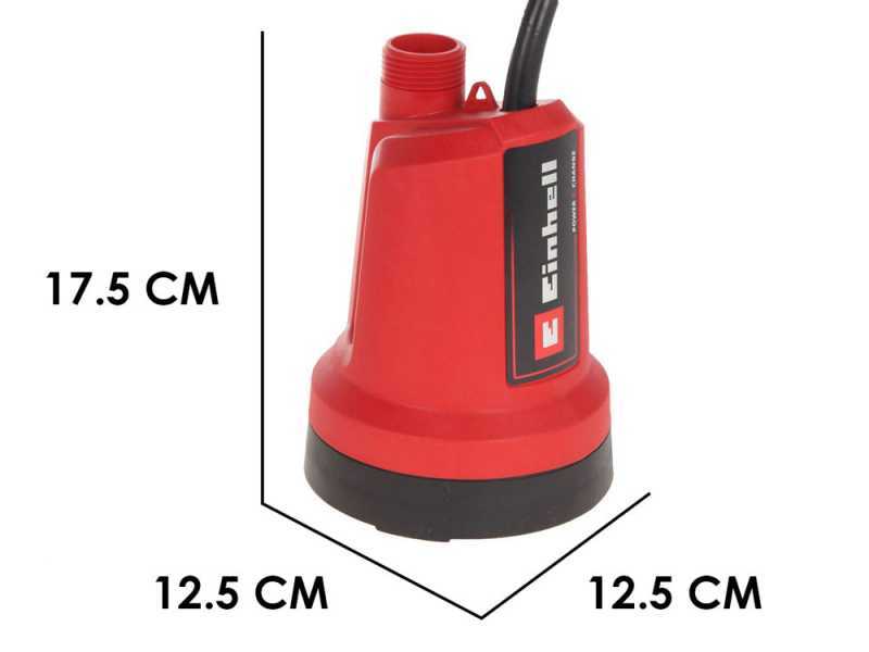 Einhell GE-SP 18 LL Li Submersible Pump for Clear Water - BATTERY AND BATTERY CHARGER NOT INCLUDED