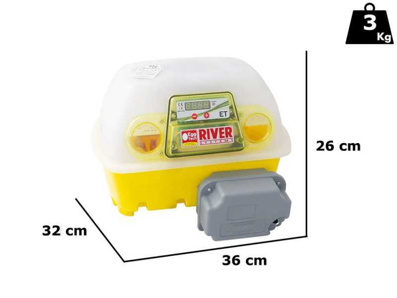 River Systems ET 12 BIOMASTER - Automatic egg incubator - 12 eggs