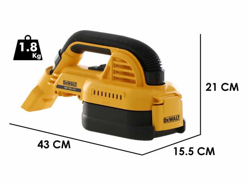 DeWalt DCV517N XJ Cordless Portable Wet and Dry Vacuum Cleaner WITHOUT BATTERY AND CHARGER