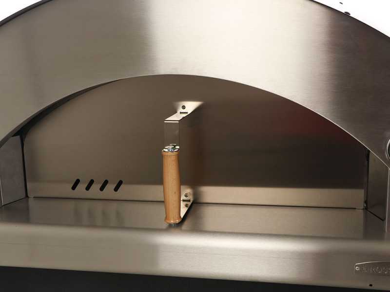 Rossofuoco Campagnolo Rosso - Outdoor Wood-Fired Oven with Cart 