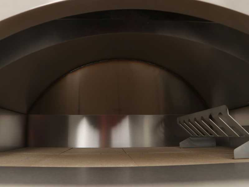 Rossofuoco Campagnolo Rosso - Outdoor Wood-Fired Oven with Cart 