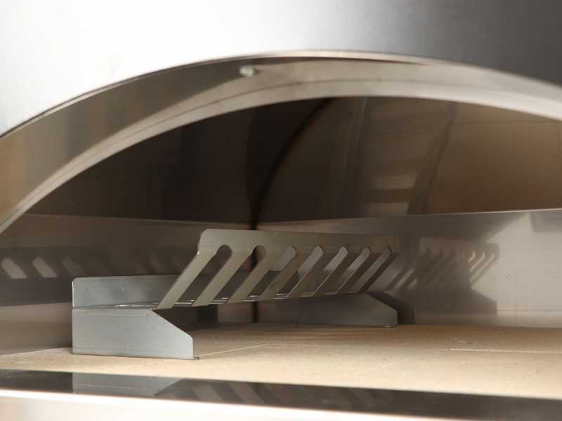 Rossofuoco Benni Marrone - Outdoor Wood-Fired Oven with Cart 