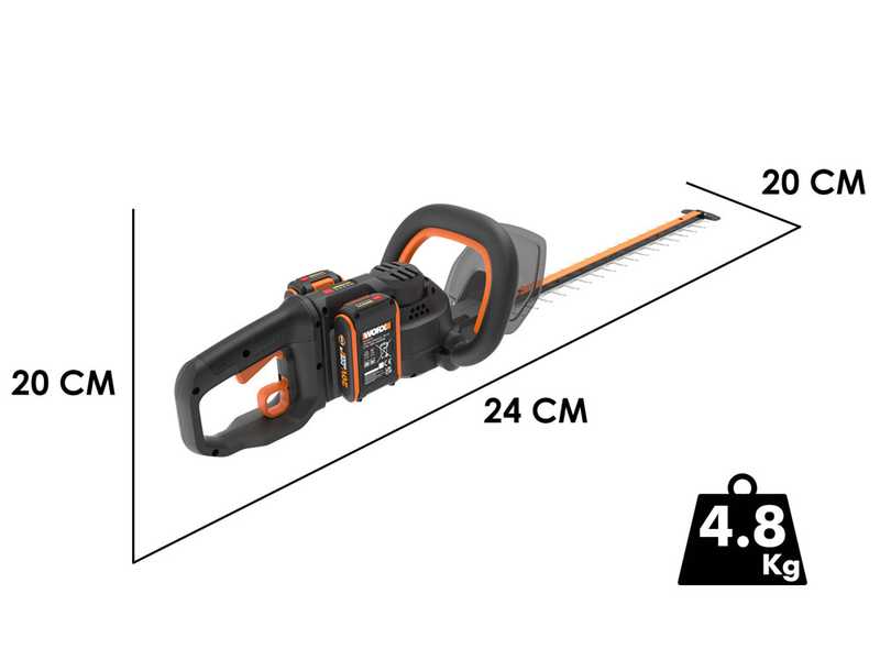 Worx battery hedge trimmer cheap