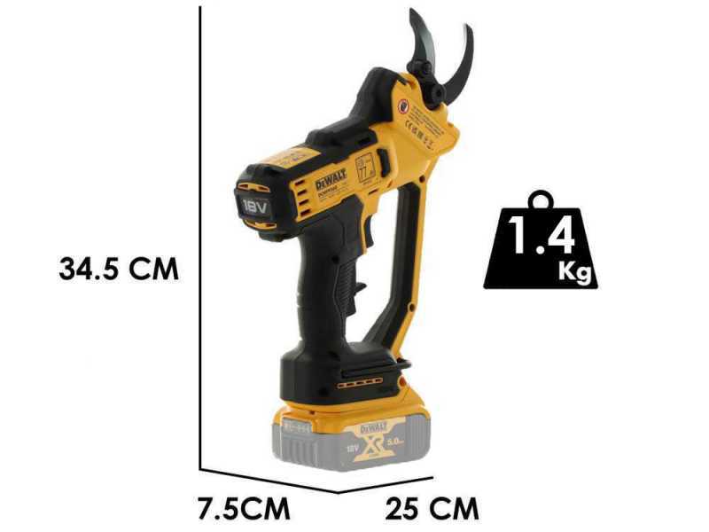 DeWalt DCMPP568N-XJ - Electric Pruning Shear - WITHOUT BATTERY AND BATTERY CHARGER