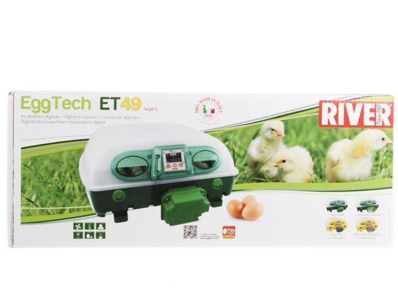 River Systems ET 49 SUPER BIOMASTER - Automatic egg incubator - 49 eggs