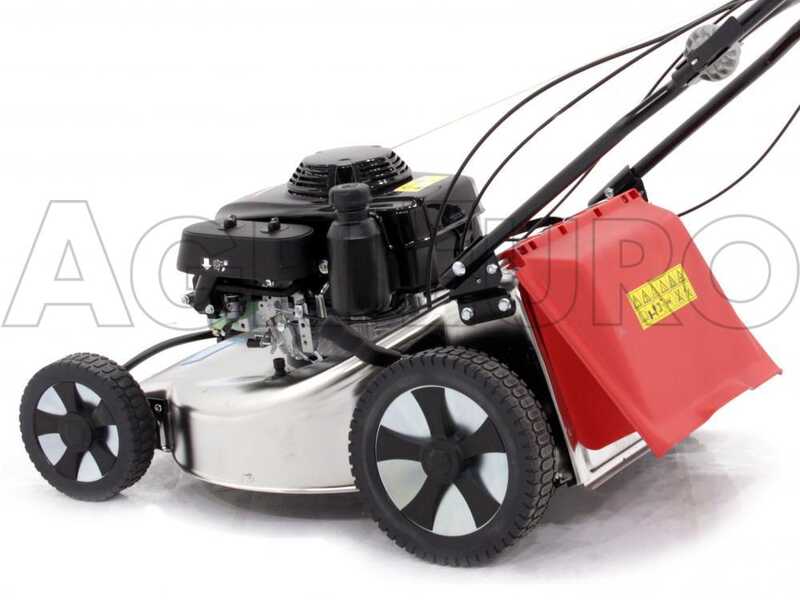 Marina Systems MX57SH3V stainless steel deck professional lawn mower with Honda GXV160 engine