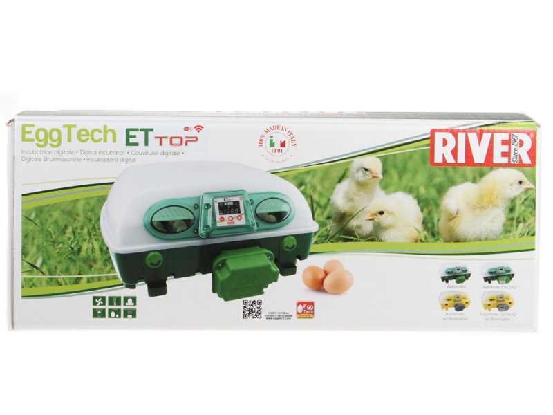 River Systems ET 49 TOP - Automatic egg incubator