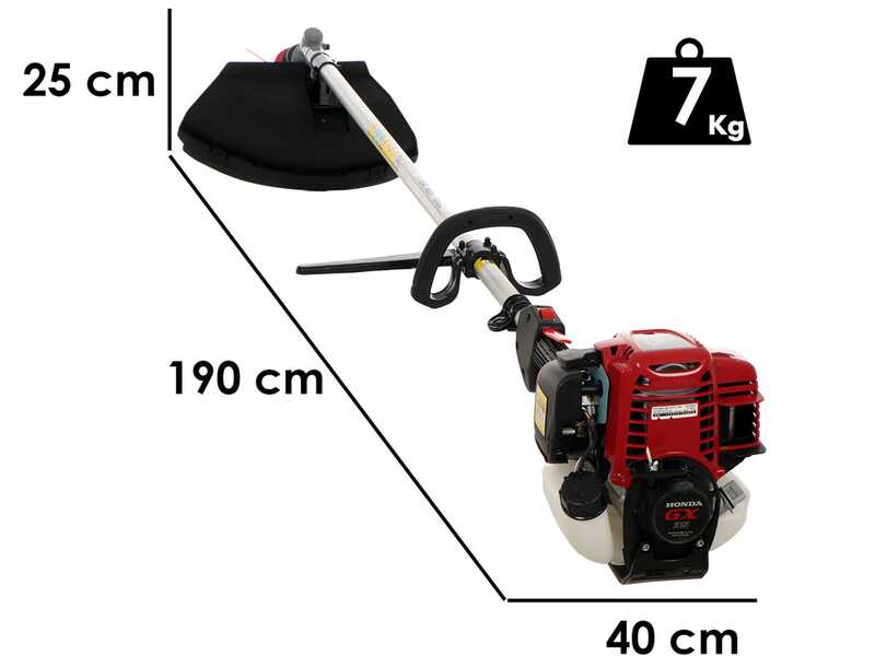 EuroMech HO 35 C - 4-stroke petrol brush cutter - Honda GX35 engine
