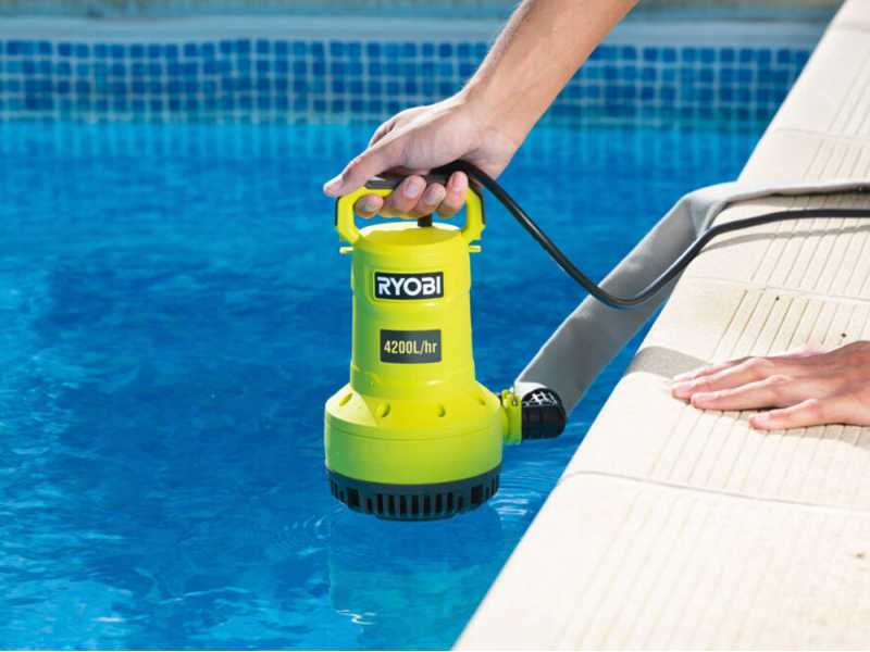 RYOBI Submersible Pump for Clear And Dark Water best deal on AgriEuro