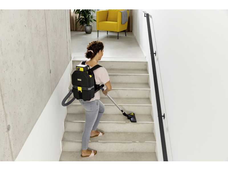 Karcher PRO BVL 3/1 Bp -  Heavy-Duty Battery-Powered Backpack Vacuum Cleaner - 36V - 6Ah